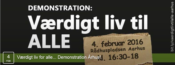 Demonstration: Værdigt liv til alle